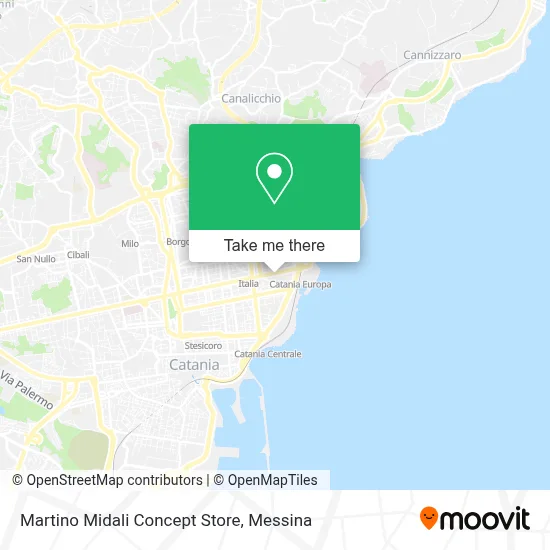 Martino Midali Concept Store map