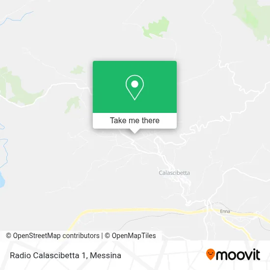 Radio Calascibetta 1 map