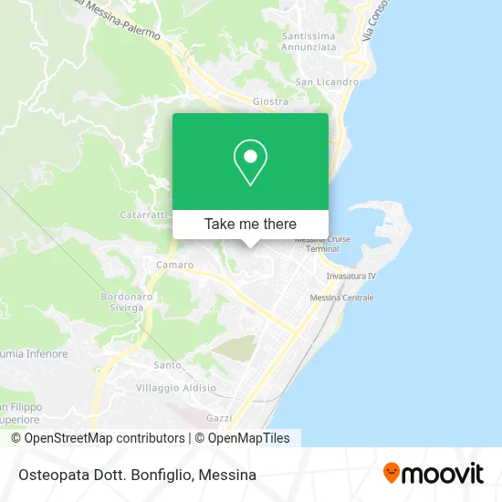 Osteopata Dott. Bonfiglio map