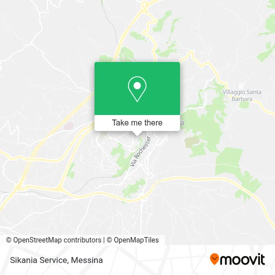 Sikania Service map