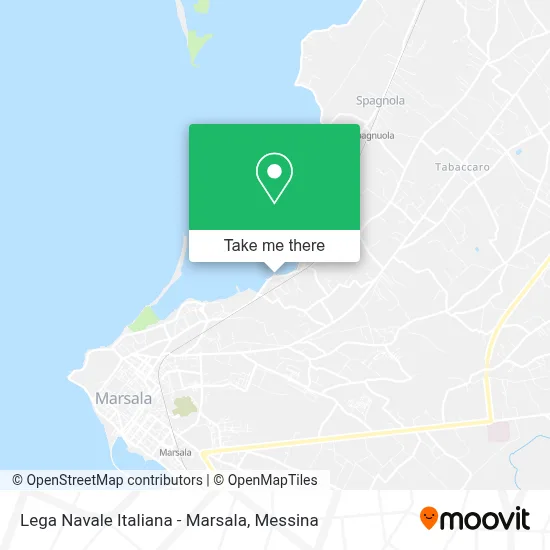 Lega Navale Italiana - Marsala map