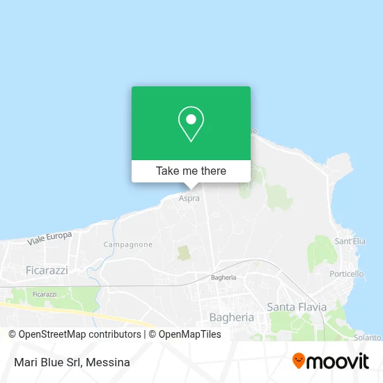 Mari Blue Srl map