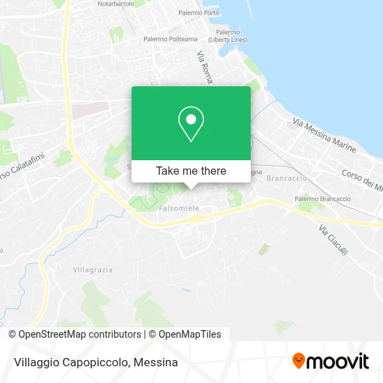 Villaggio Capopiccolo map