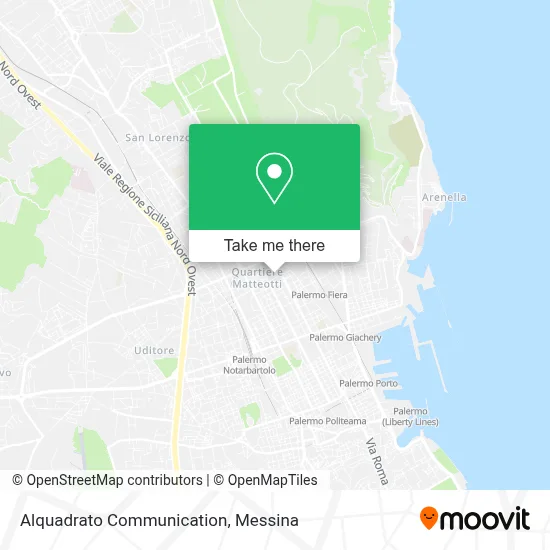 Alquadrato Communication map