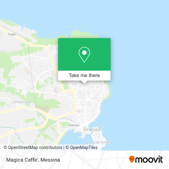Magica Caffe' map