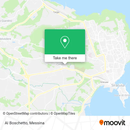 Al Boschetto map