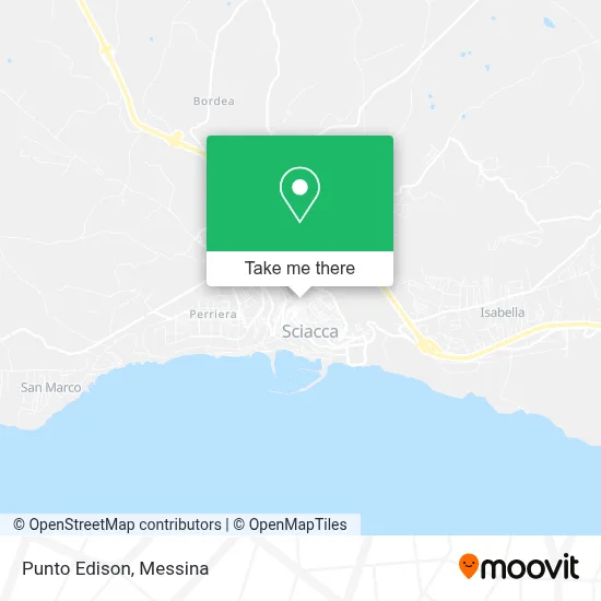 Punto Edison map