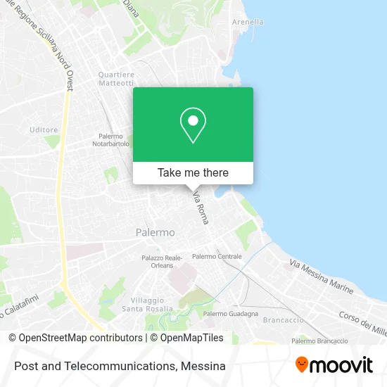 Post and Telecommunications map