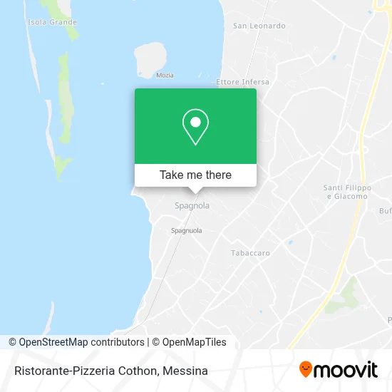 Ristorante-Pizzeria Cothon map