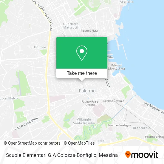 Scuole Elementari G.A Colozza-Bonfiglio map