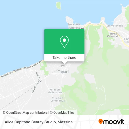 Alice Capitano Beauty Studio map