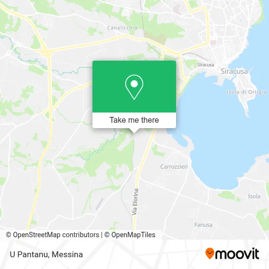 U Pantanu map