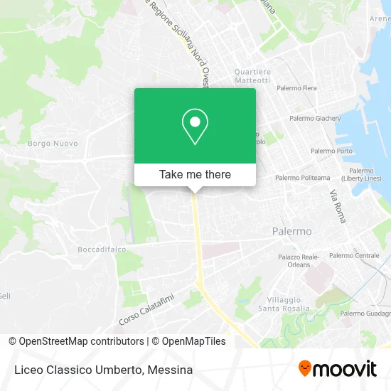 Liceo Classico Umberto map