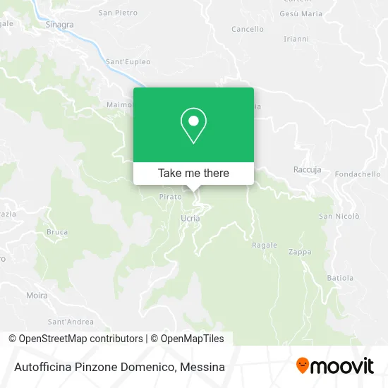 Autofficina Pinzone Domenico map