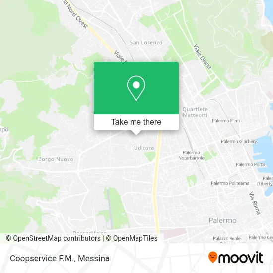 Coopservice F.M. map