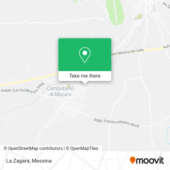 La Zagara map