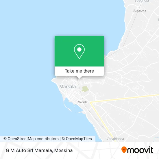 G M Auto Srl Marsala map