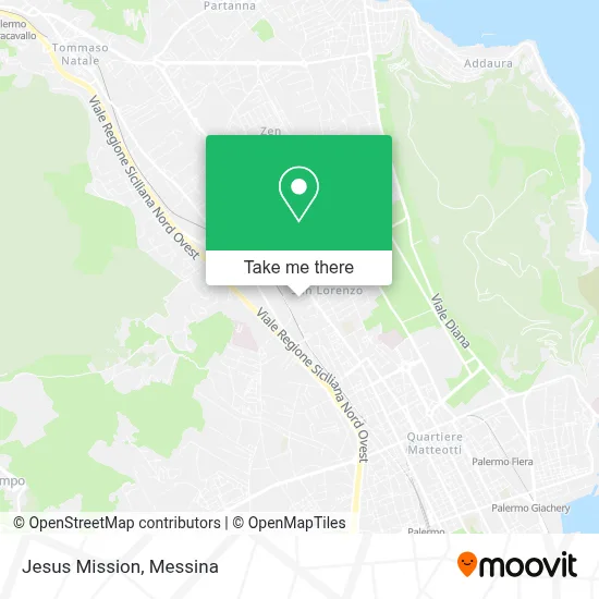 Jesus Mission map