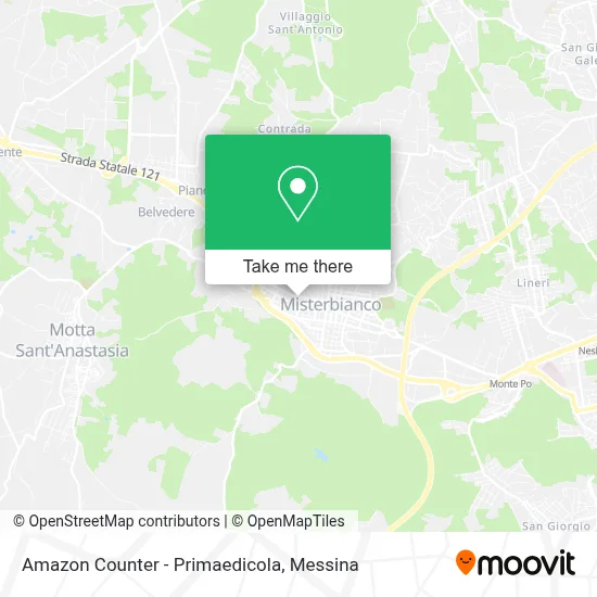 Amazon Counter - Primaedicola map