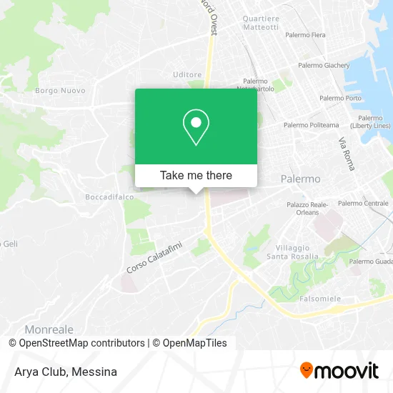 Arya Club map