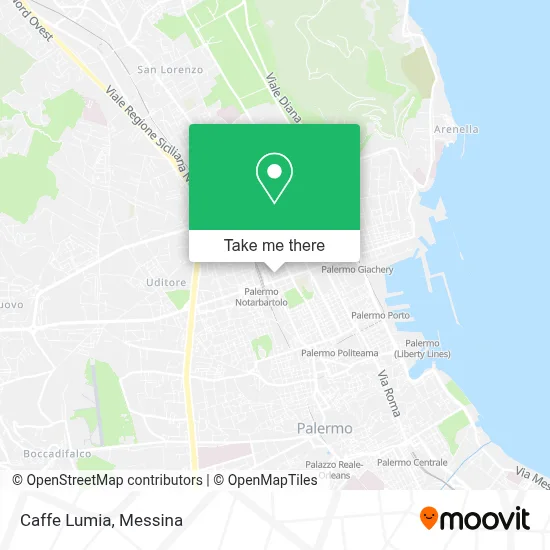 Caffe Lumia map