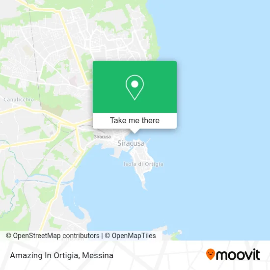 Amazing In Ortigia map