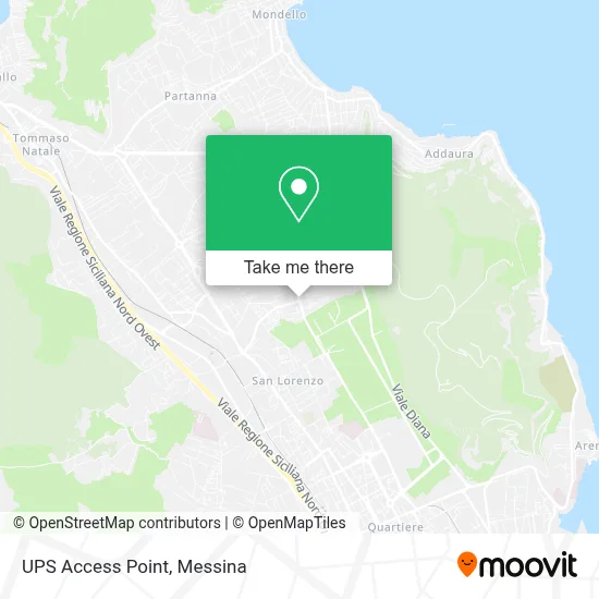 UPS Access Point map