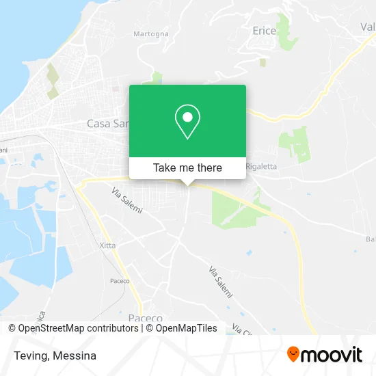 Teving map
