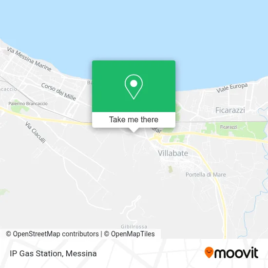 IP Gas Station map