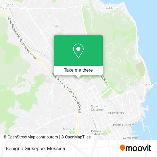 Benigno Giuseppe map