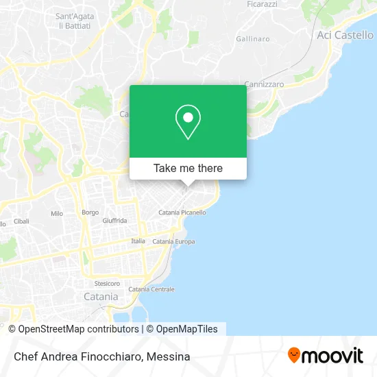 Chef Andrea Finocchiaro map