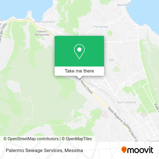 Palermo Sewage Services map