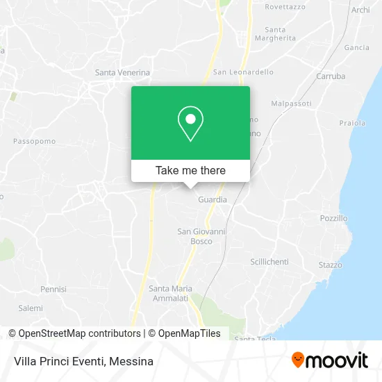 Villa Princi Eventi map