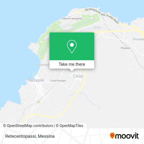 Retecentopassi map