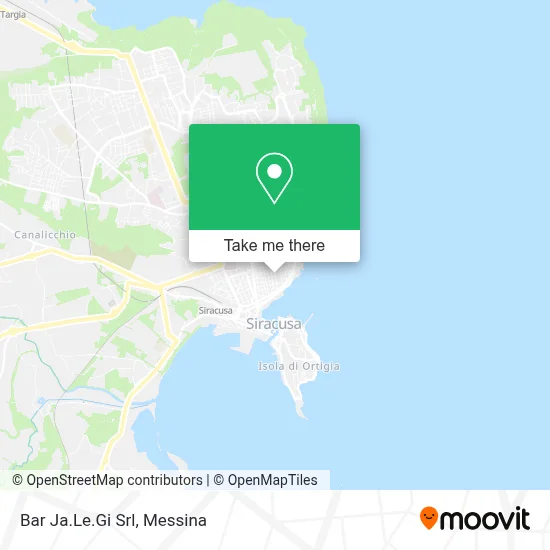 Bar Ja.Le.Gi Srl map