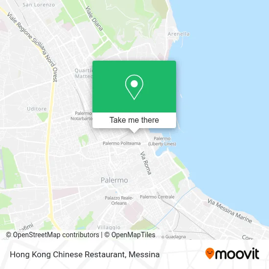 Hong Kong Chinese Restaurant map