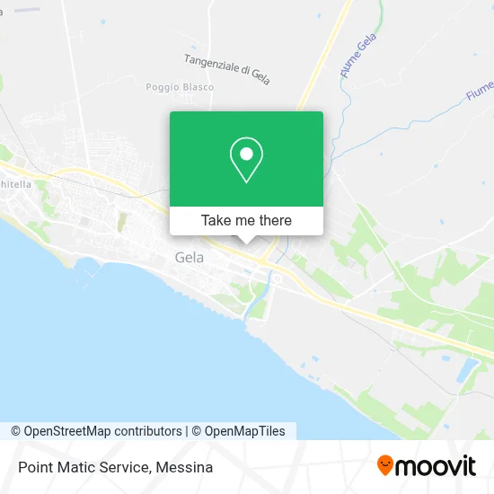 Point Matic Service map