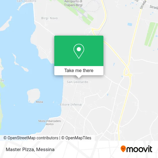 Master Pizza map