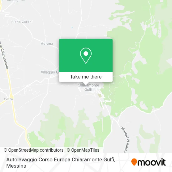 Autolavaggio Corso Europa Chiaramonte Gulfi map