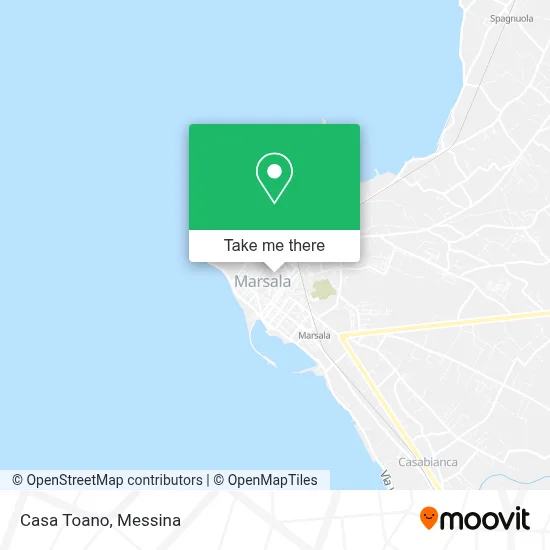 Casa Toano map