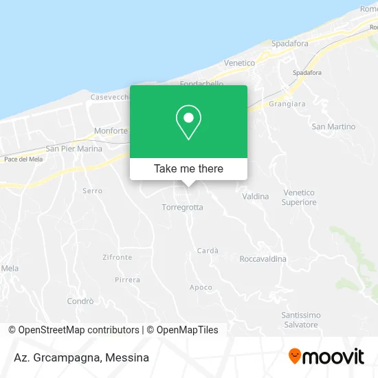 Az. Grcampagna map