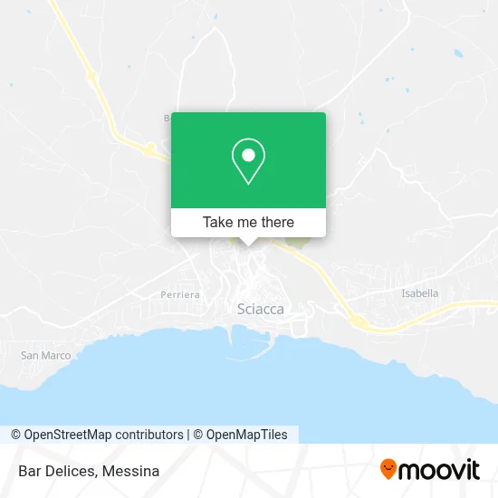 Bar Delices map