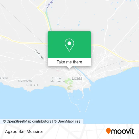 Agape Bar map