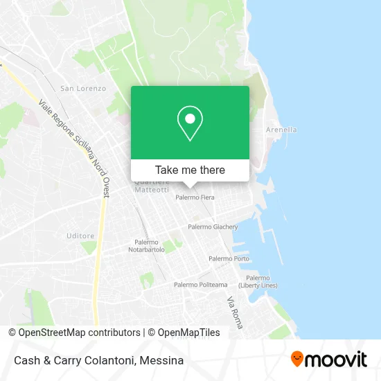 Cash & Carry Colantoni map