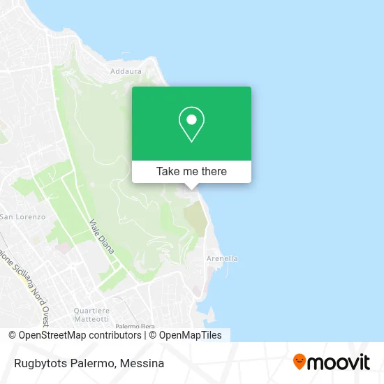 Rugbytots Palermo map
