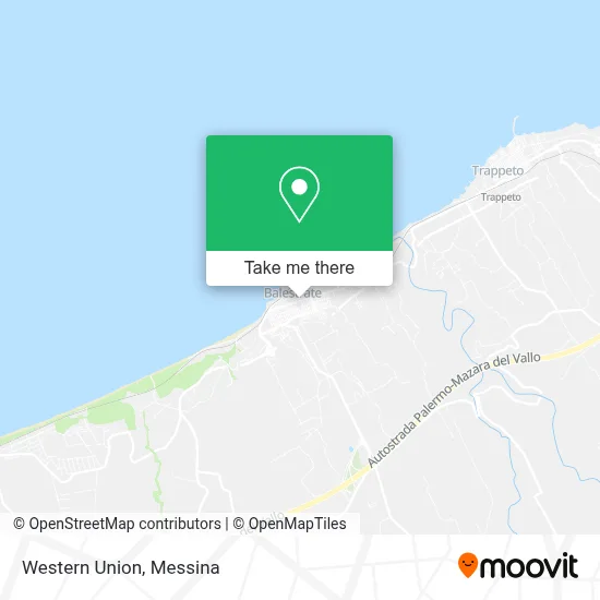Western Union map