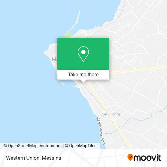 Western Union map