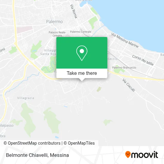 Belmonte Chiavelli map