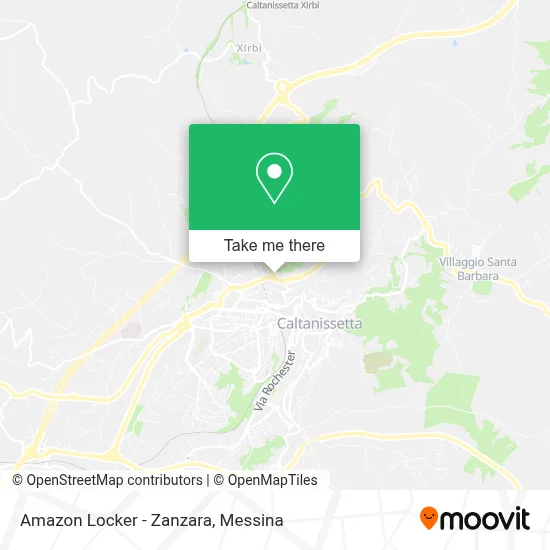 Amazon Locker - Zanzara map