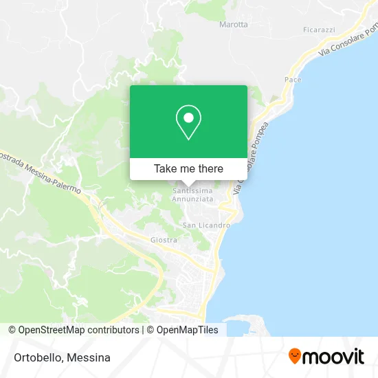 Ortobello map
